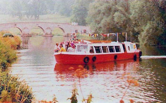 The Nene Star, based at Ferry Meadows shortly after the park opened in 1978, ran boat trips around the lake and for brief jaunts out on the Nene around Milton Ferry.