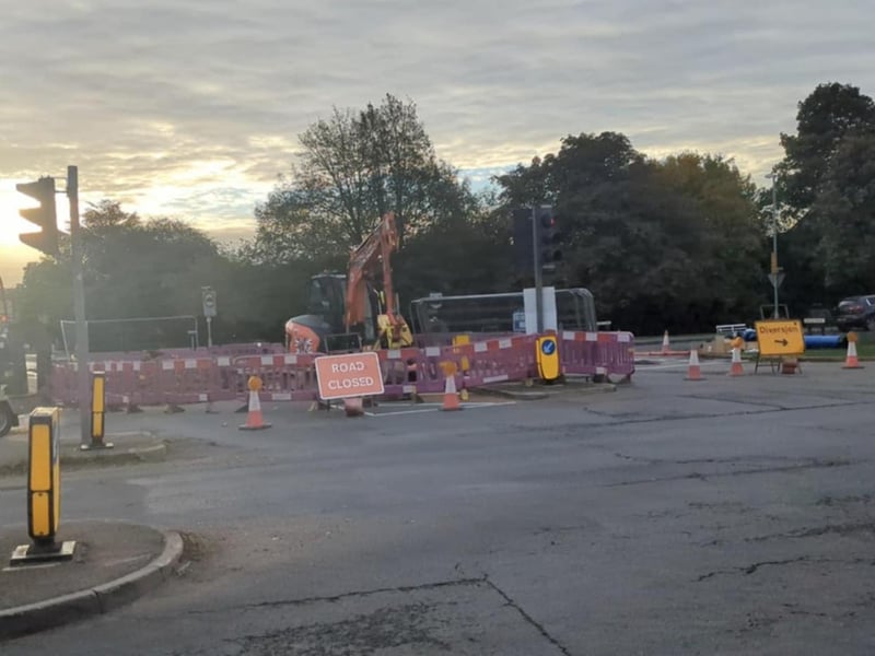 The closure at the junction