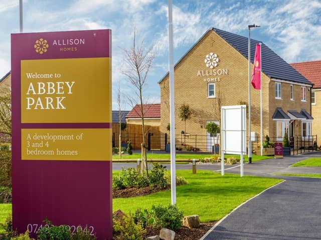 Allison Homes' Abbey Park development in Thorney