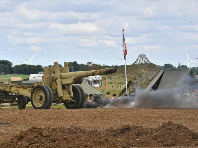 A re-enactment battle of the Normandy invasion was staged at the Crowland and Thorney 1940s weekend at Parm Farm, Thorney. The event celebrated the 80th anniversary of D-Day.