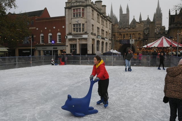 The rink opened at the weekend