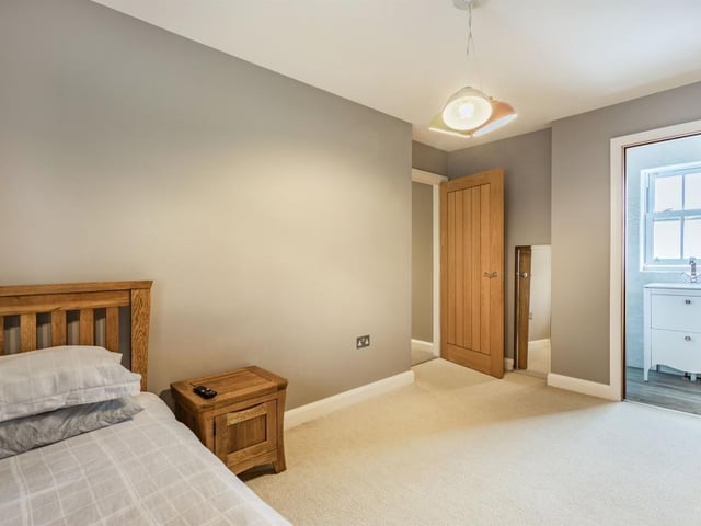 The five-bedroomed detached in Maxey.