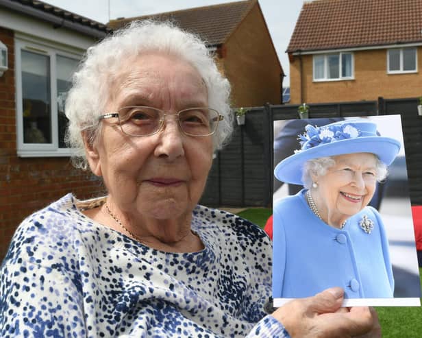 Dorothy Gray celebrated her 100th birthday with a card from The Queen