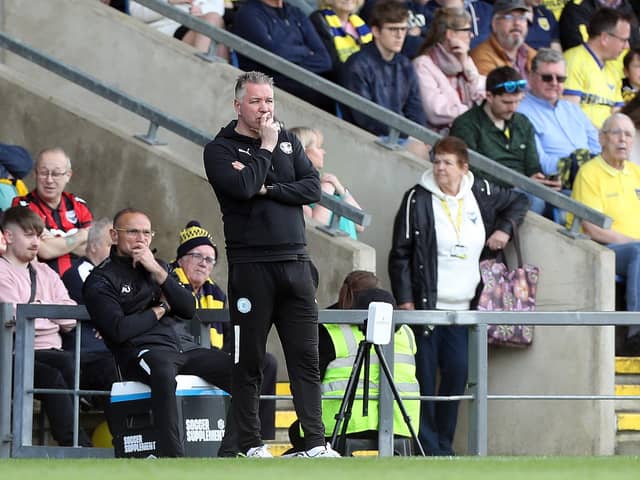 Posh boss Darren Ferguson watches his side's 5-0 defeat at Oxford. Photo Joe Dent/theposh.com.
