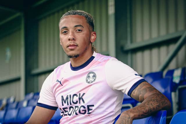 New Posh signing Romoney Crichlow. Photo: Joe Dent/theposh.com