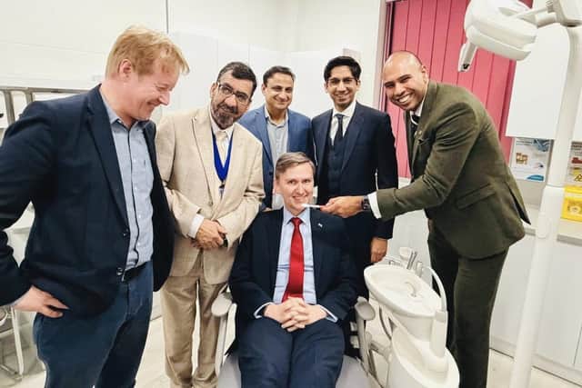 The opening of the Thistlemoor Smiles Centre.