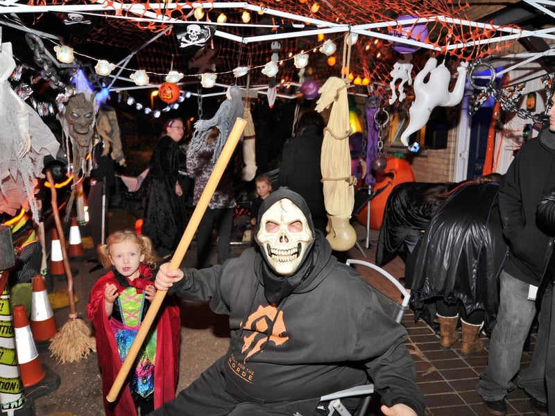 Taken in 2017. Halloween House at Bringhurst, Orton Goldhay.