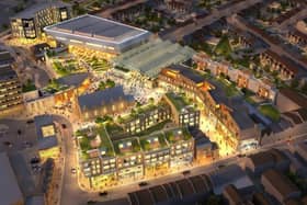 This image shows how the proposed North Westgate development might appear.