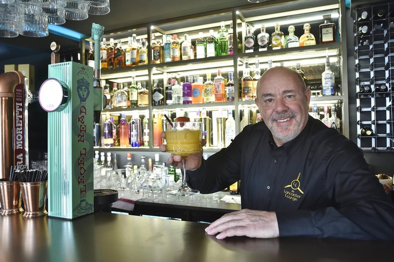 Owner Dominic Ricciardi at The Lancaster Lounge, which has just opened in Yaxley
