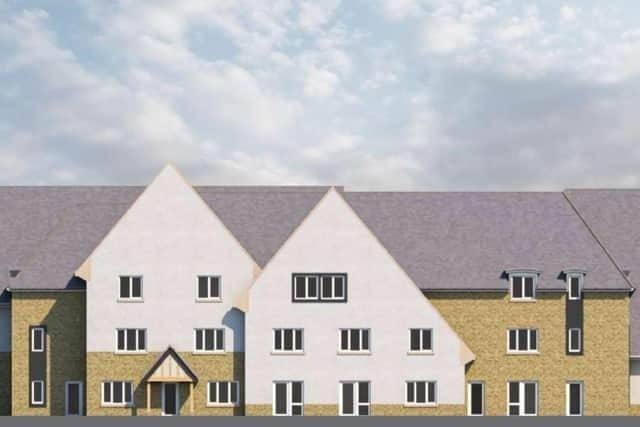 The proposed look of the new building.