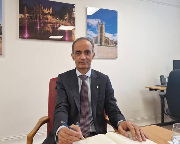 Council leader Mohammed Farooq, Peterborough First