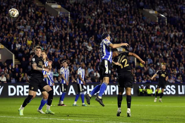 Lee Gregory puts through his own net to give Posh a lead in extra time at Sheffield Wednesday. Photo: Joe Dent/theposh.com