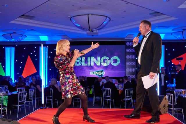 Toyah Willcox on stage at Blingo.