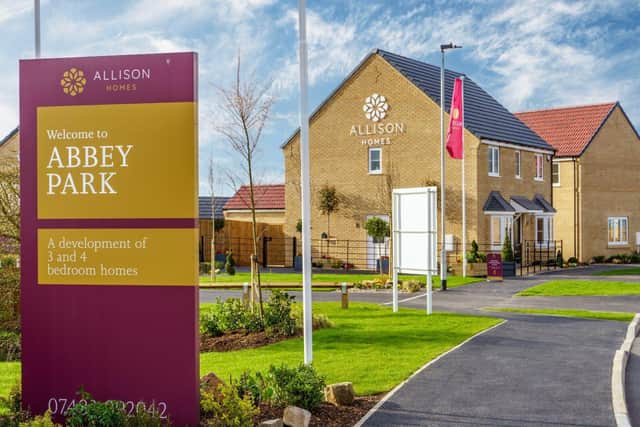 Allison Homes' Abbey Park development in Thorney