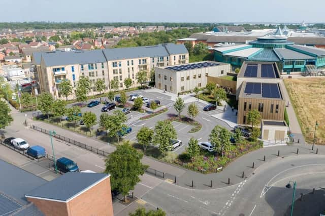 Plans show the scale of the new centre