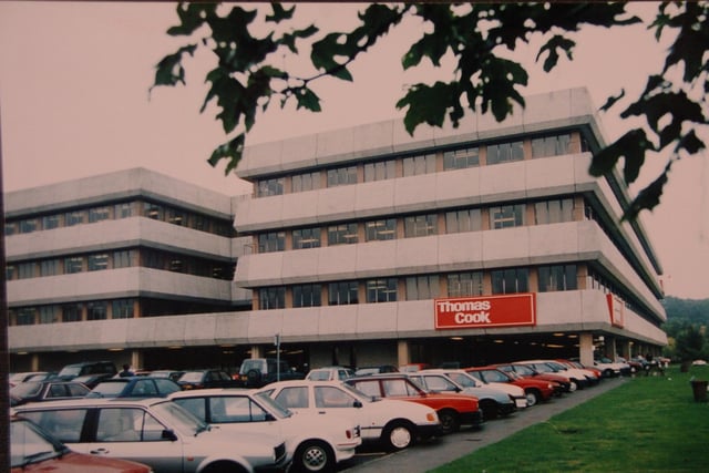 The former Peterborough offices of holiday giant Thomas Cook in 1977 in Longthorpe before its move to Bretton and then to Lynch Wood.