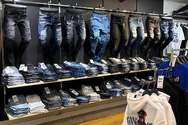 Inside the new Jeanster store in the Queensgate Shopping Centre in Peterborough