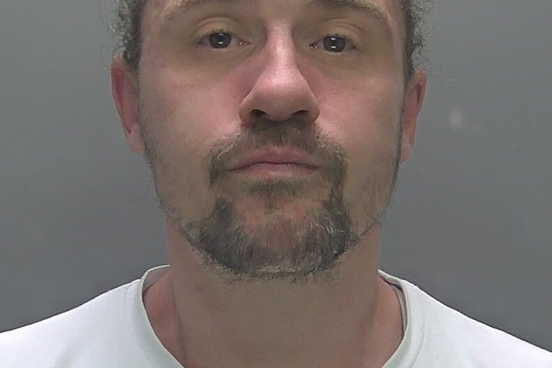 Patrick Muddiman brandished a knife and assaulted a guest in his home with a glass Yankee candle. Muddiman (38) of Whiteford Drive, Kettering, admitted assault causing grievous bodily harm without intent. He was jailed for 15 months