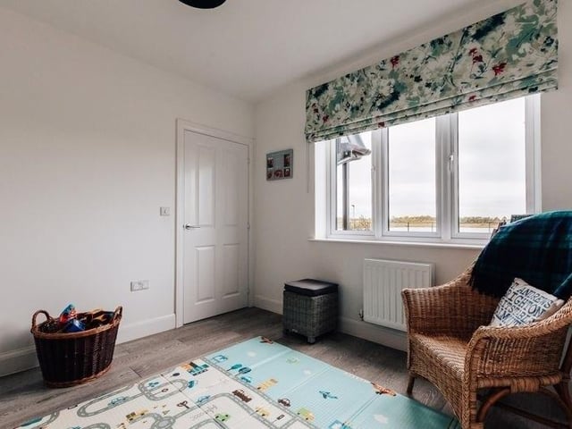 One of the bedrooms