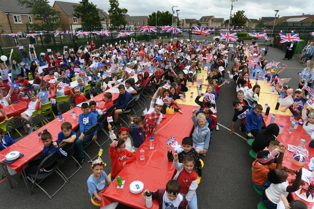 Jubilee celebrations at St Michael's C of E  primary school, Cardea