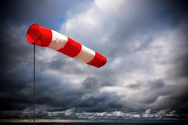 Wind speeds could hit 23mph on Thursday