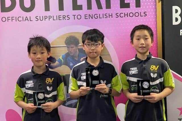 From the left Jayden Chen, Kai Lun Chow and Lihao Chen.