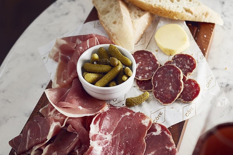 New at Côte for Spring - the Charcuterie Board