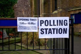 Polling stations are open 7am - 10pm on the day of voting