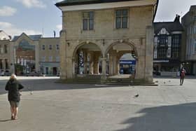 Police were called to Cathedral Square on Tuesday evening