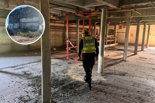 Police have been carrying out patrols at Fletton Quays