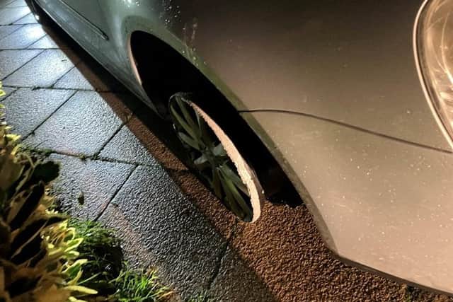 The missing wheel