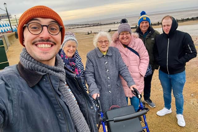 Dan and his family.