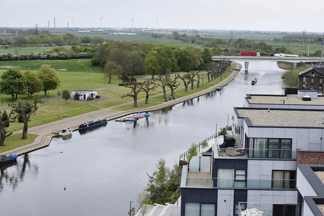 A pedestrian bridge could be built over the River Nene at the Embankment.