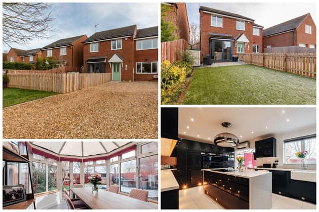 The property is beautifully presented and offers open-plan living
