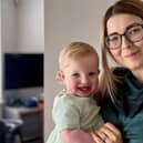 Louise Patterson with her daughter Lilly.