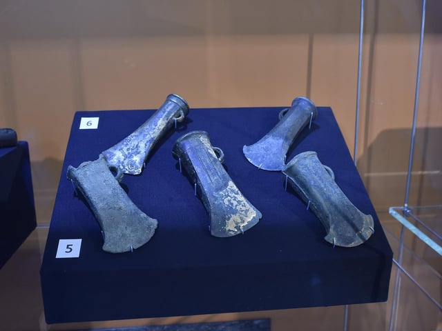 Must Farm exhibition at Peterborough Museum.