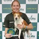 Becci Hodson and her rare breed Kromfohrländer, Jaffa, came second in their class at Crufts 2023.