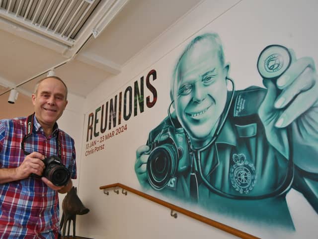 Chris Porsz Reunions photo exhibition at Peterborough Museum