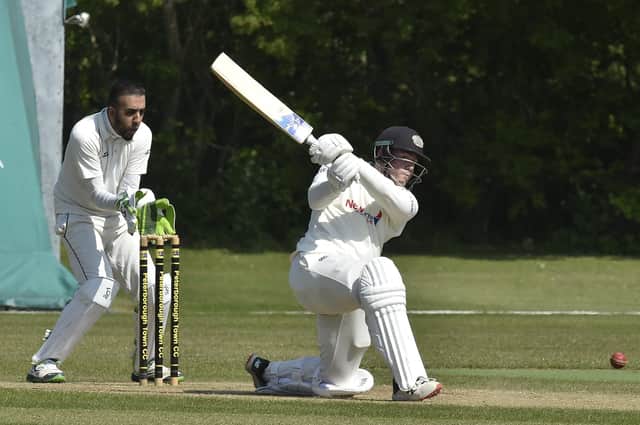 Kyle Medcalf struck 56 for Peterborough Town against Hertford CC.