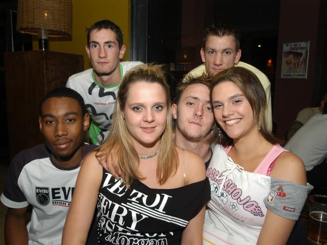 A night out at Edwards bar in Peterborough city centre in 2004