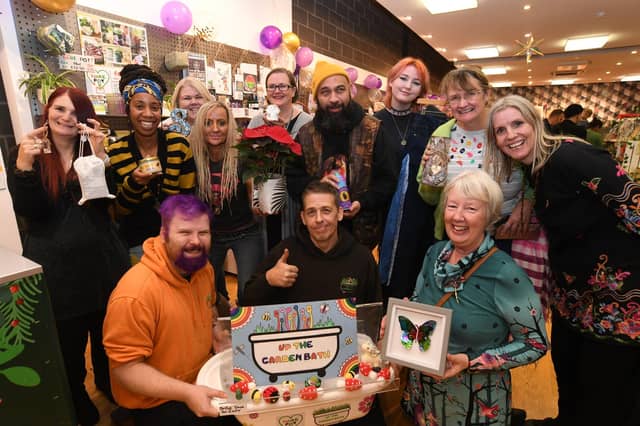 The opening of Up The Garden Bath's new shop at the Queensgate Shopping Centre in Peterborough.