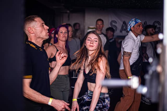 Last time out- with Lisa Pin-up at Raveyard in Peterborough
