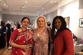 Peterborough Women’s Forum chair, Iveta Suna (centre), says International Women's Day is an opportunity to "recognise and honour the strength, resilience, and contributions of women."