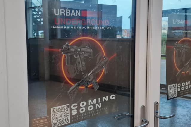 The Urban Underground laser tag gaming centre.