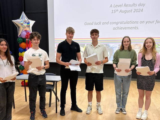 IN PICTURES: A Level results day in Peterborough as students celebrate ...