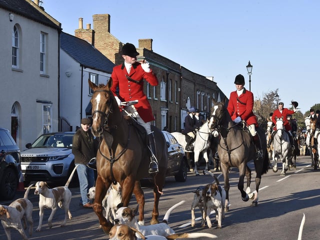 Fitzwilliam Hunt Boxing Day meet at Stilton