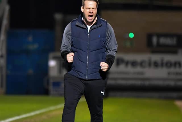 Peterborough Sports manager Jimmy Dean