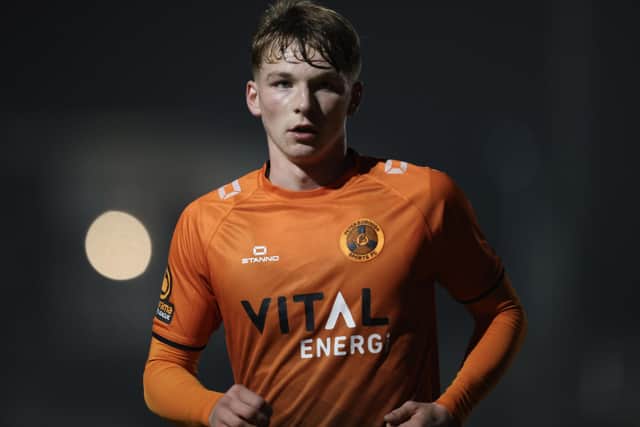Bayley McCann enjoyed an excellent home debut for Peterborough Sports against Alfreton. Photo Darren Wiles