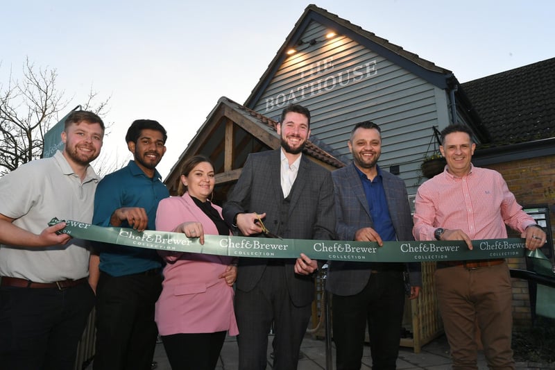 The Boathouse pub, Thorpe Meadows opening  by General Manager Matt Preston and staff