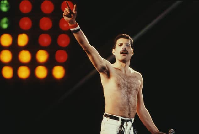 Rock legends Queen and their iconic lead singer Freddie Mercury spent two days filming the music video for 'Breakthru' at Nene Valley Railway in the early summer of 1989 (image: Getty)